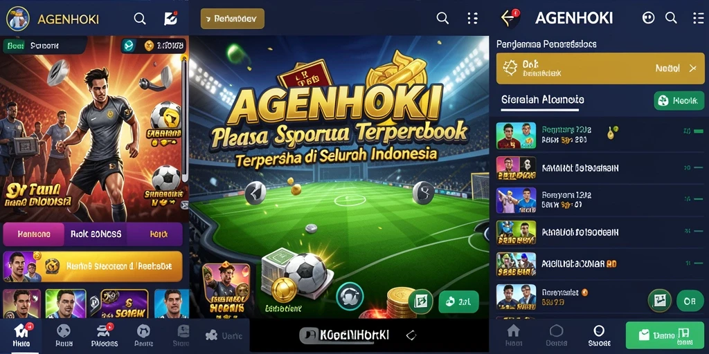 Tampilan antarmuka AGENHOKI yang menarik dan mudah digunakan.