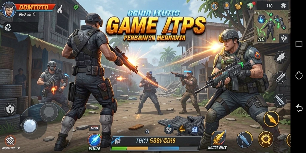 Screenshot dari gameplay DOMTOTO yang penuh aksi dan strategi.