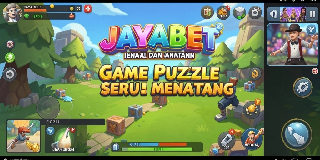 Screenshot gameplay JAYABET menampilkan tantangan Puzzle yang menarik.