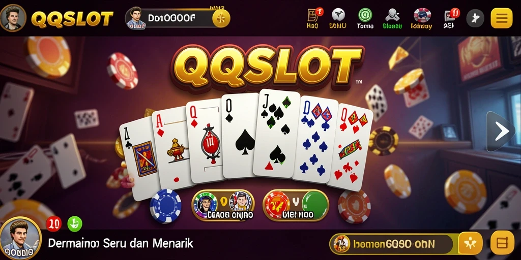 Screenshot gameplay QQSLOT yang menampilkan suasana permainan Domino.