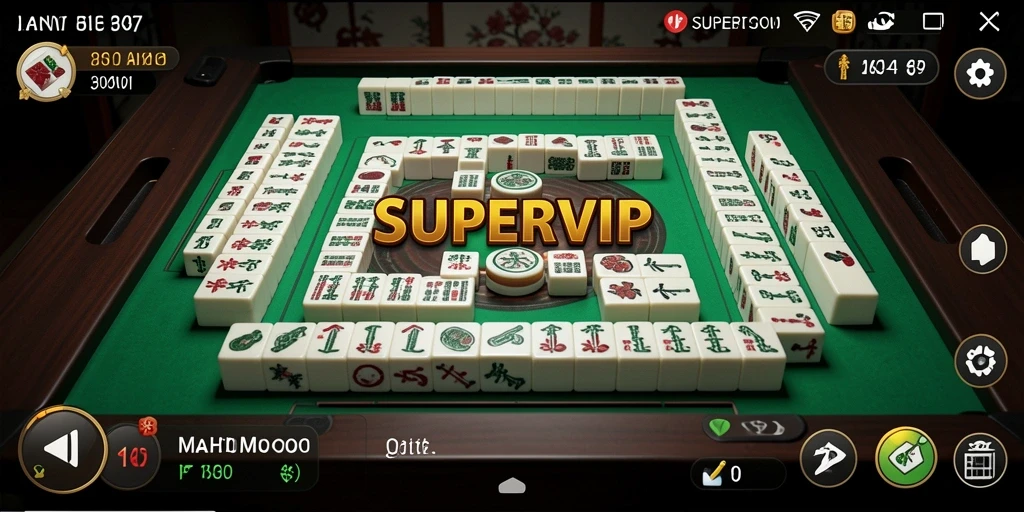 Gameplay seru dan grafis menawan di SUPERVIP Mahjong.