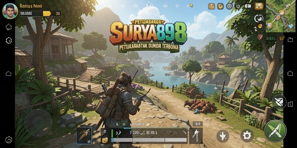 Gameplay SURYA898 menampilkan petualangan seru di dunia terbuka.
