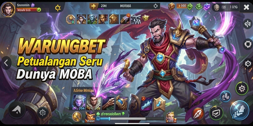Gambaran gameplay seru di WARUNGBET dengan pertarungan intens.